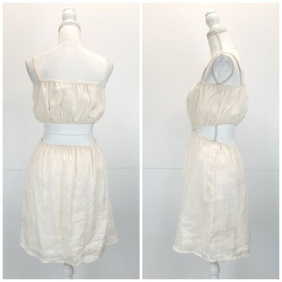 FAITHFULL THE BRAND Zuma Mini Dress Plain Shell - Picture 6 of 13